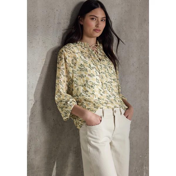 OTLT Blúz-Ing - Chiffon tunic blouse w lacing 2504