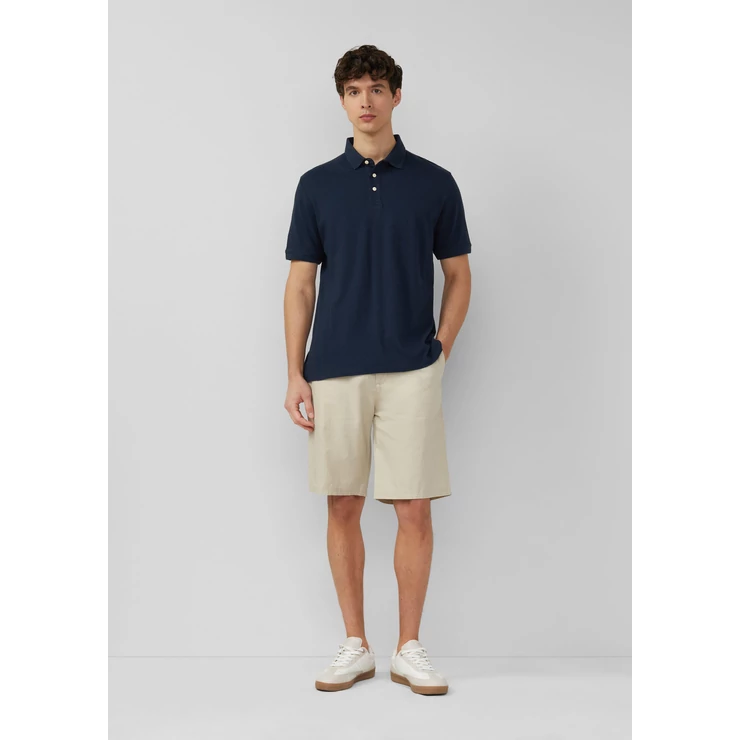 Detroit: Relaxed fit Bermuda shorts in a linen blend