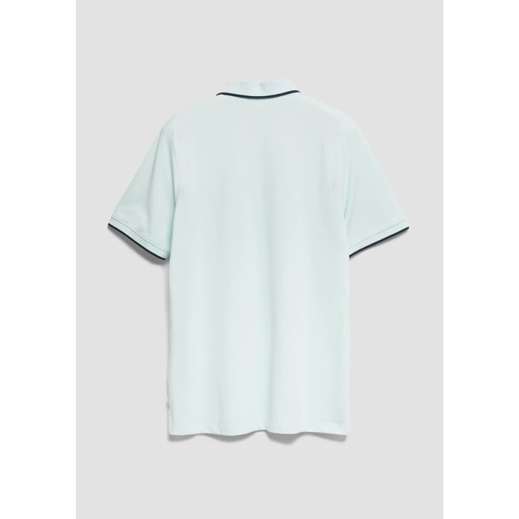 Piqué polo shirt with contrasting details