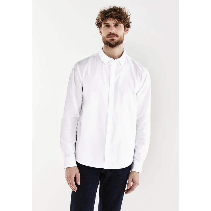 Ing - garment dye linen shirt, butto 2403