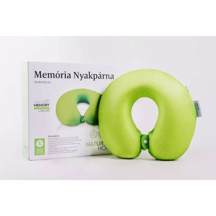 Naturtex Memory világos zöld nyakpárna