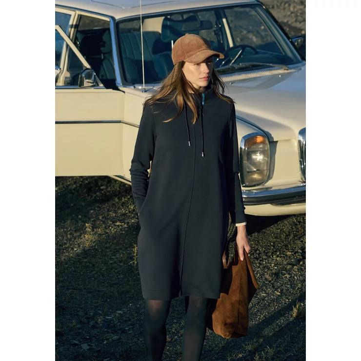 Ruha - Solid Funnel Neck Dress 2601