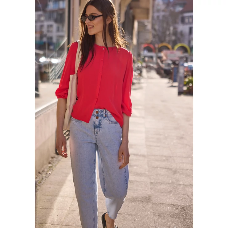 Blúz-Ing - LTD QR_ Studio_Buttoned roundn - 26FS