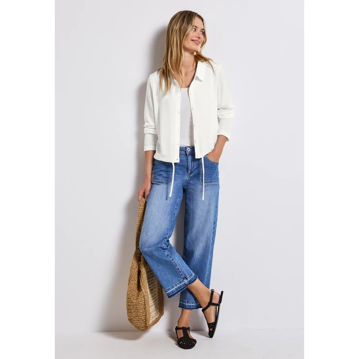 Ing - fake linen short jacket 2506