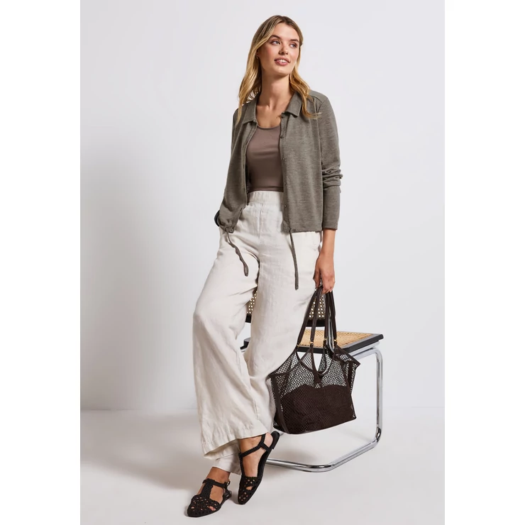 Ing - fake linen short jacket 2506