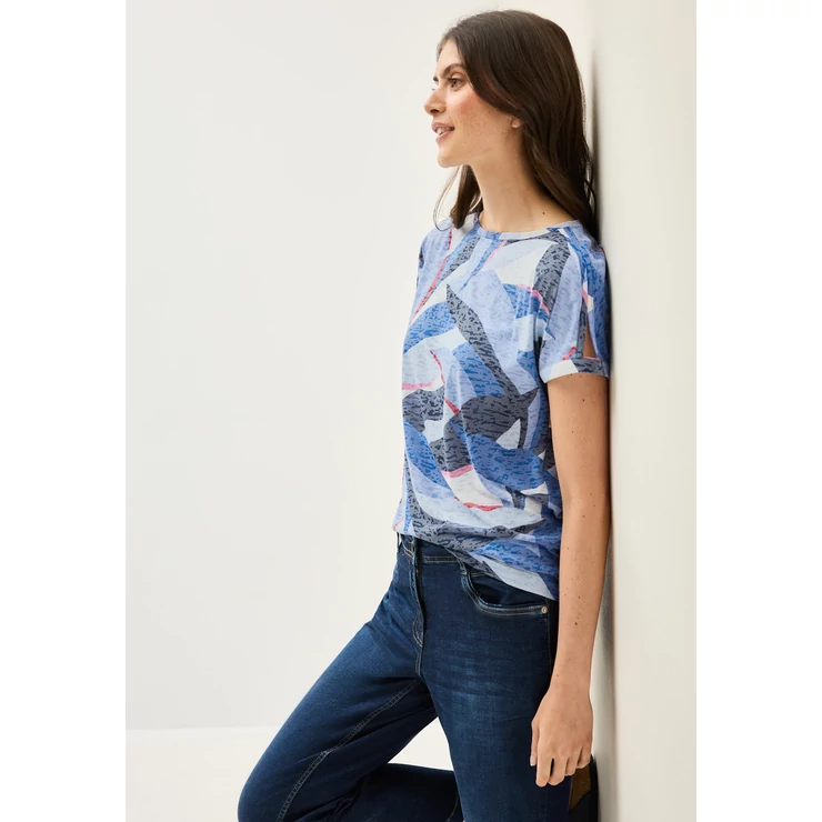 Ing - TOS Multi AOP Burn Out Shirt 2505