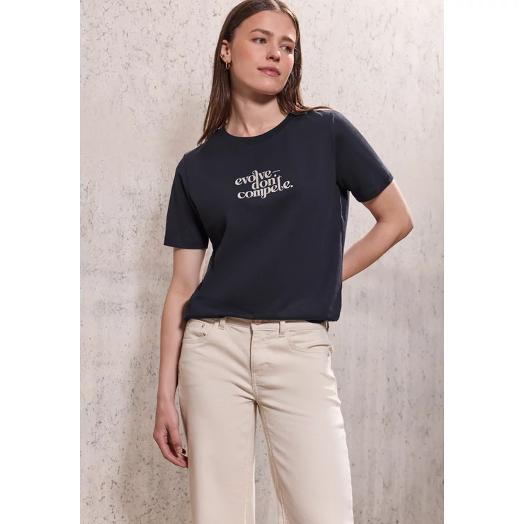 Póló - basic partprint shirt 2505