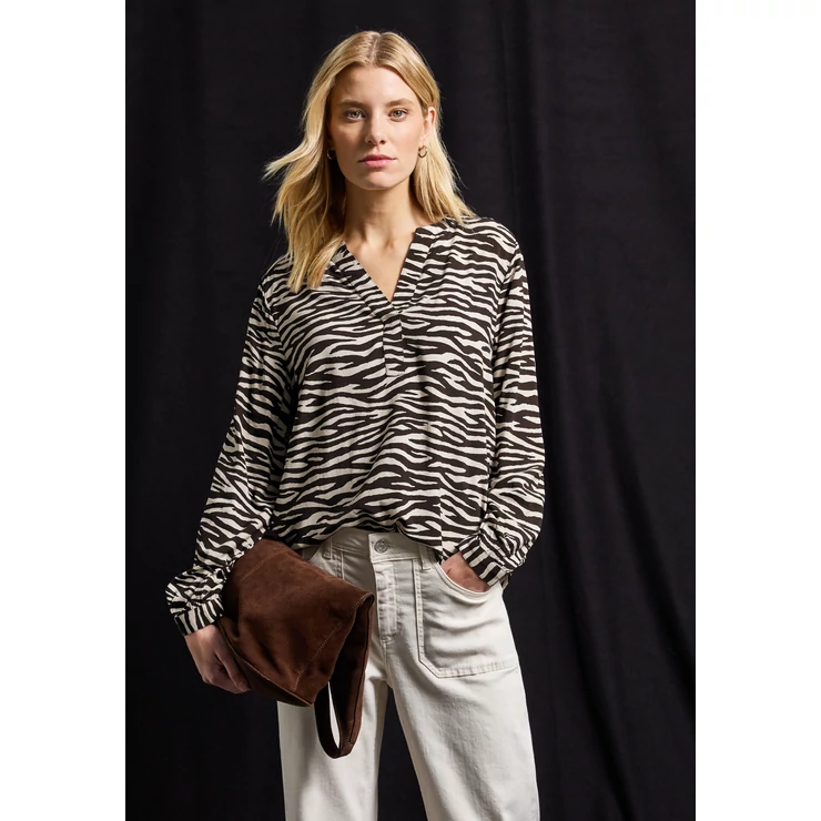 OTLT Blúz - LTD QR Splitneck tunic blouse 2509 WS02