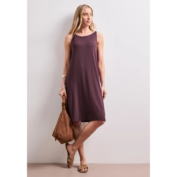 Ruha - Sleeveless Dress with buckle d - 2606