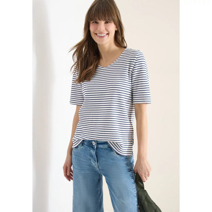 Ing - Striped Waffle Shirt 2603