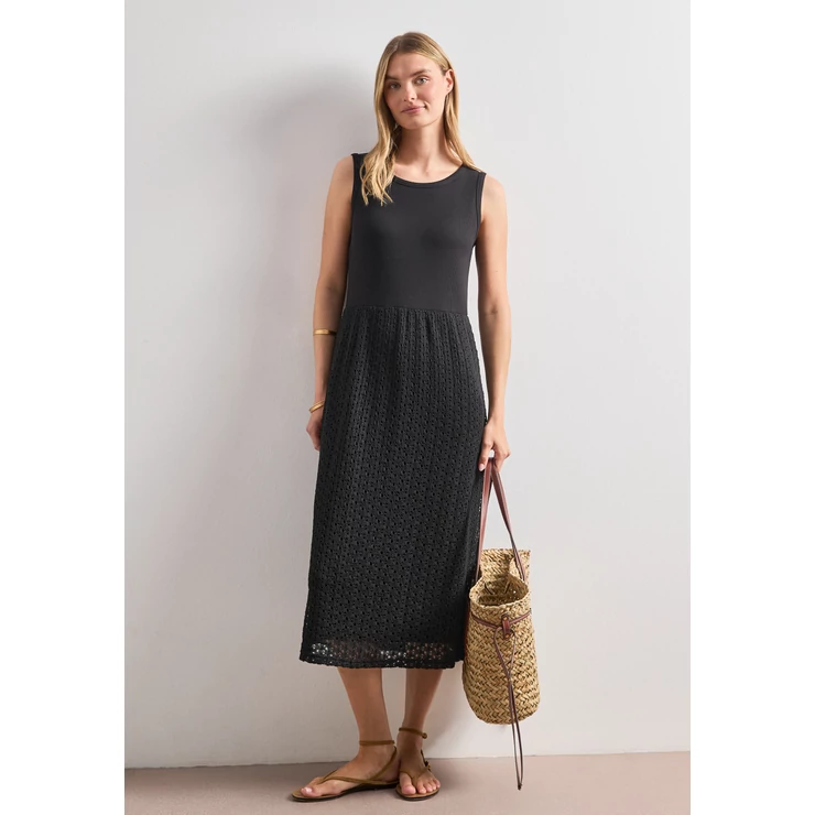 Ruha - Mat Mix Lace Dress_solid - 2606