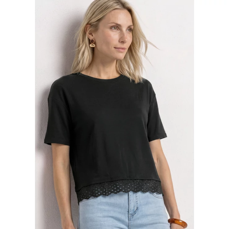 Ing - short shirt w.lace bottom - 2606