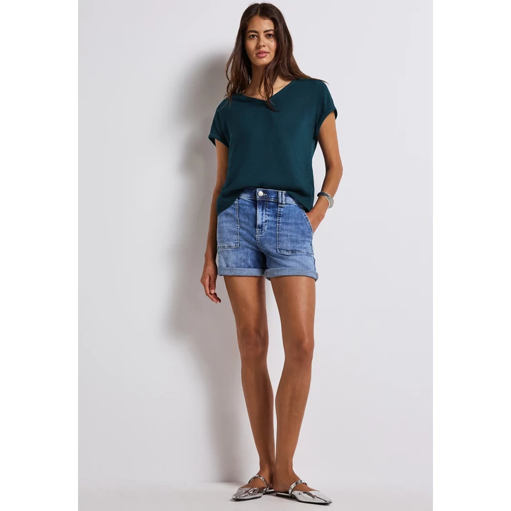 Ing - mat-mix v-neck shirt 2507