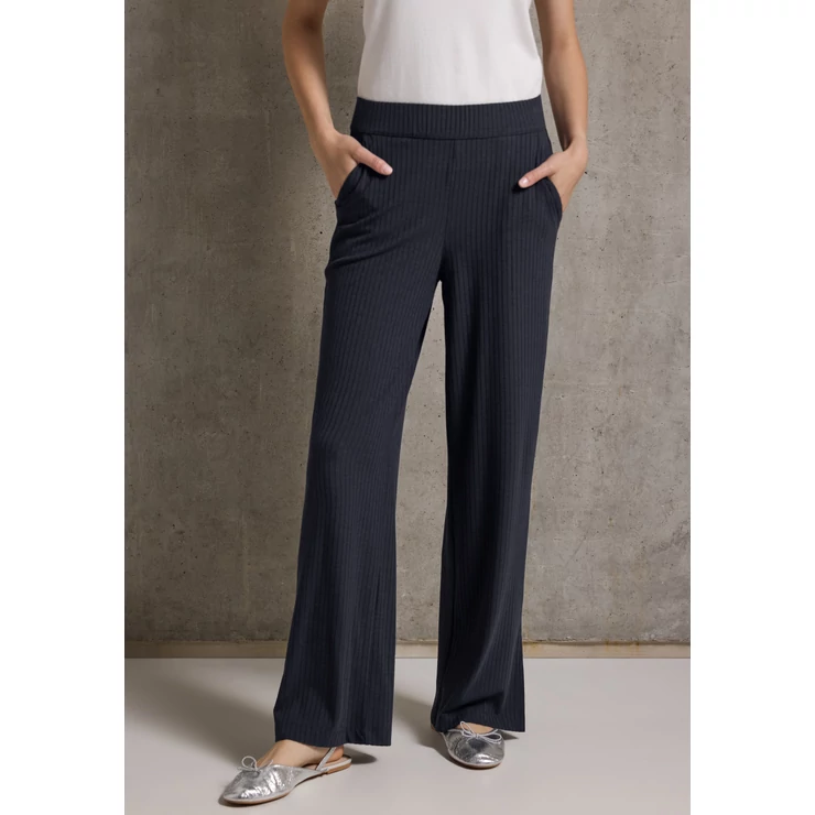 Nadrág - Studio_Wide Leg Rib Jersey Sli 2507