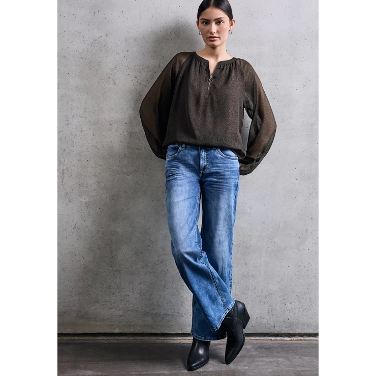 Blúz-Ing - Printed Chiffon tunic blouse w 2509 WS02