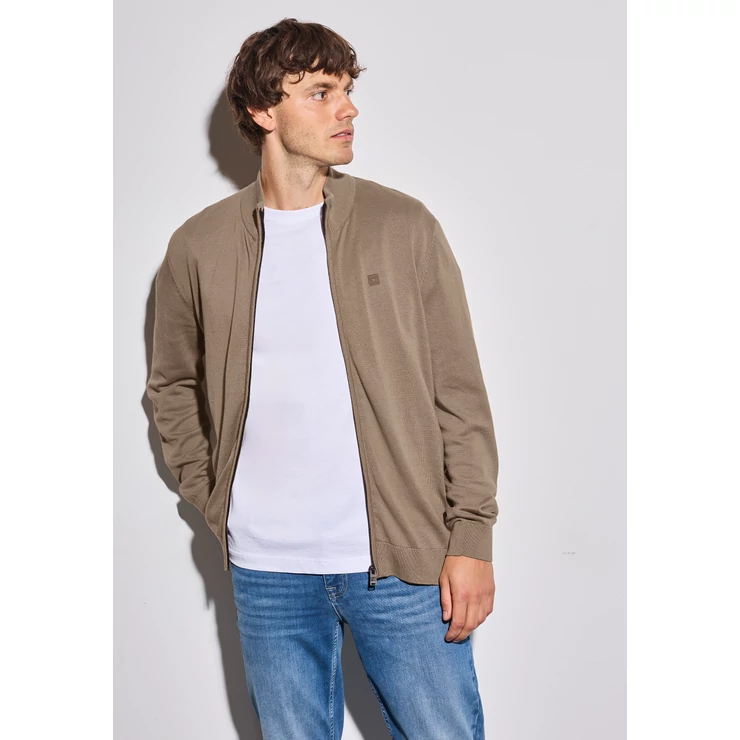 Kötött Dzseki - LOS Basic knitted zip jacket 2508