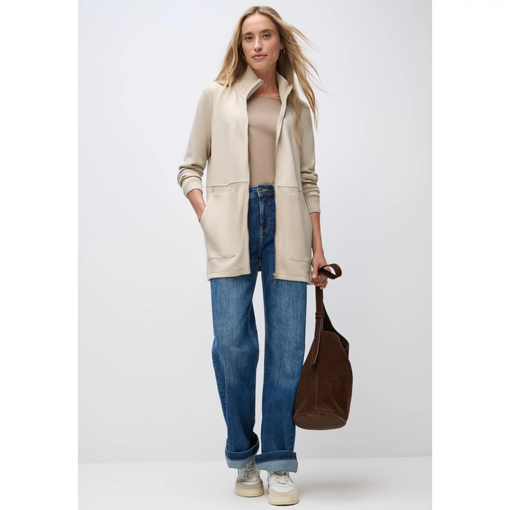 OTLT Blézer és dzseki indoor - Sweat Jkt w. Knit Details 2509 WS02