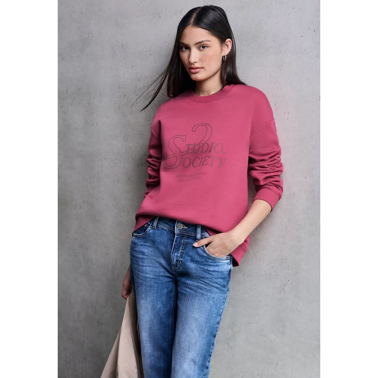 OTLT Pulóver - Studio Loose Fit Print Crewnec 2509