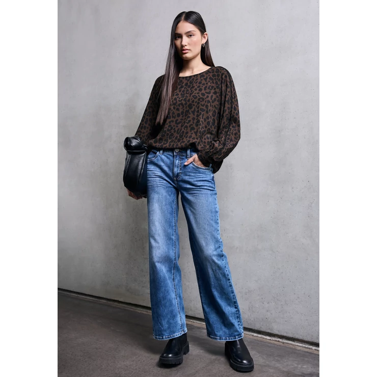 OTLT Blúz-Ing - Raglan roundneck blouse w inse 2509