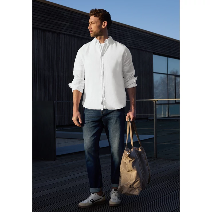 ING - 100% linen longsleeve shirt 2603