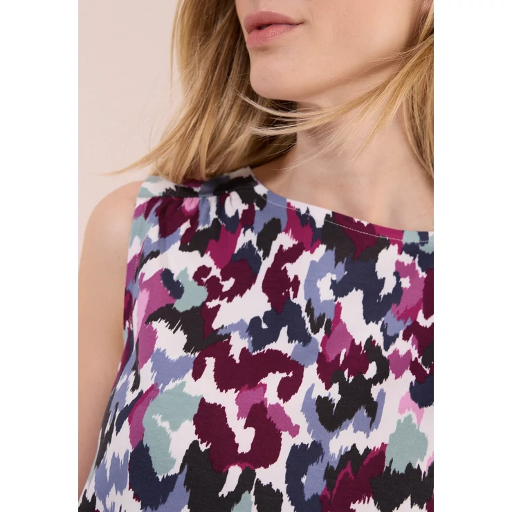 Ing - Multi AOP Top With Shoulder Ga 2505