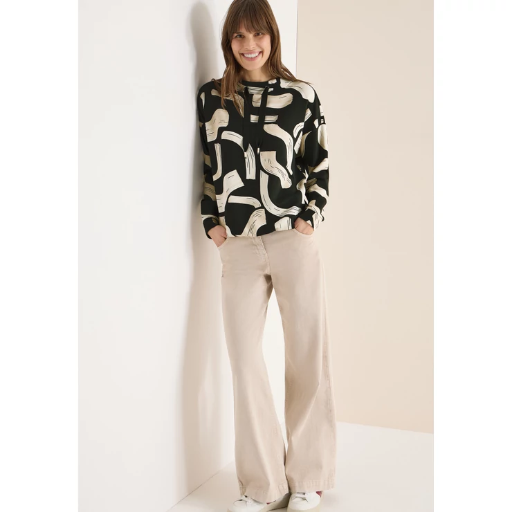 Ing - TOS Big AOP Funnel Neck 2601