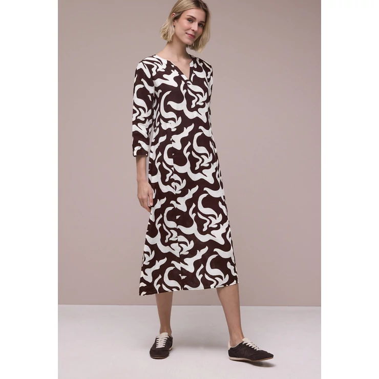 Ruha - SOL_Midi Volant Dress_AOP - 2604