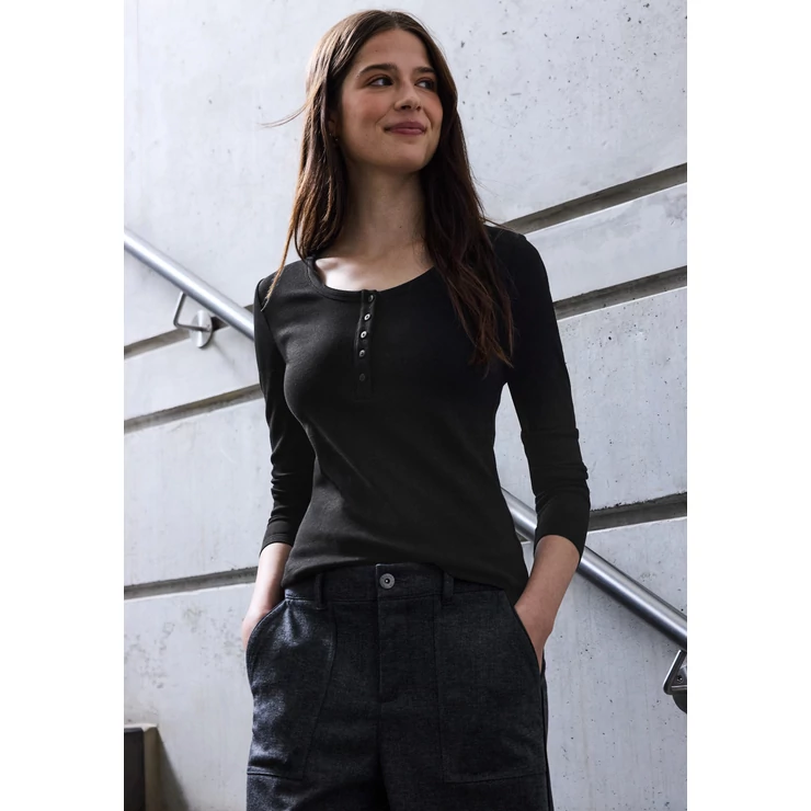 Póló - QR_Studio_basic rib shirt w.bu 2510 WS02