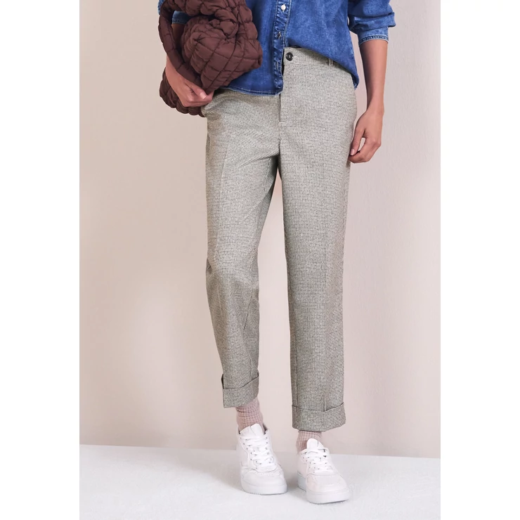OTLT Nadrág - Chino Houndstooth Jaquard Turn 2601