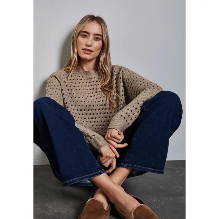 Pulóver - open structure sweater 2502