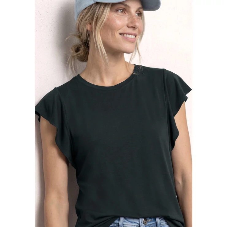 Ing - jersey top w.volant - 2605
