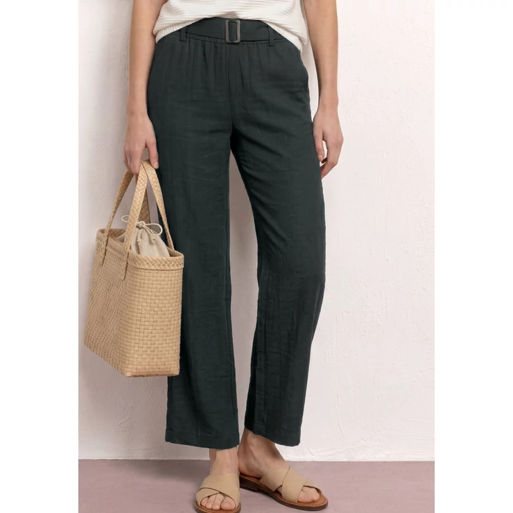 Nadrág - Wide Leg Belt Horn Buckle Soli - 2605
