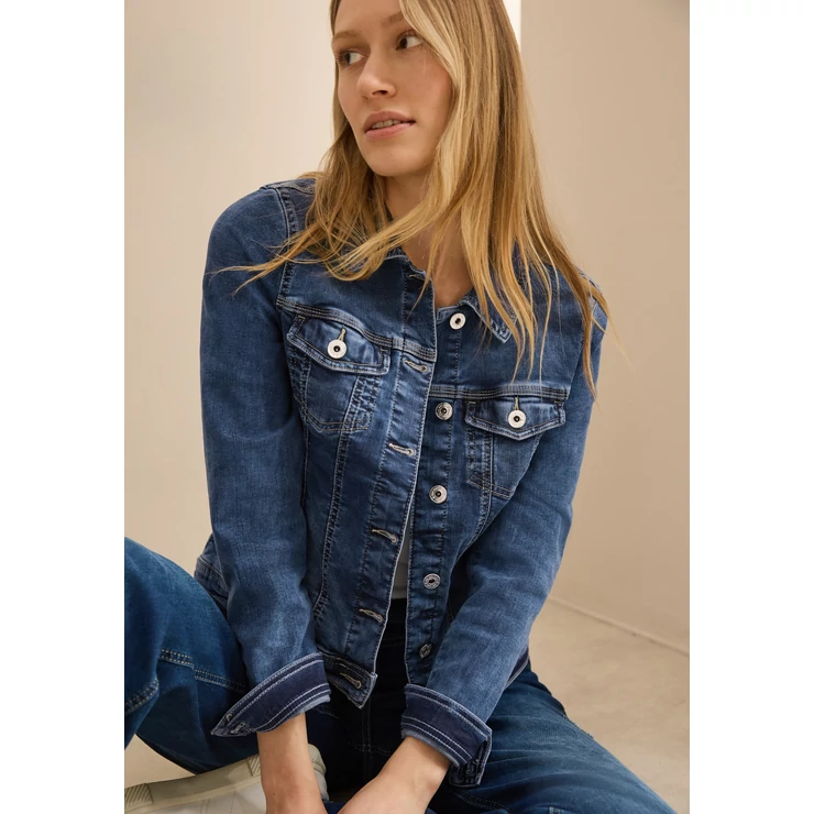 Blézer és dzseki indoor - Style NOS Denim Jacket Mid Blu 2503