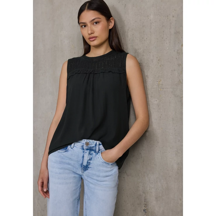 Póló - mat-mix top w.crochet 2505