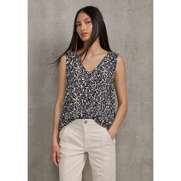 Blúz-Ing - LTD QR V-neck top w seam detai 2505
