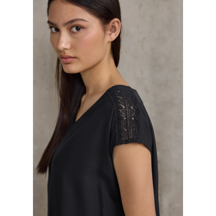 Blúz-Ing - LTD QR Shirtblouse w lace deta 2504
