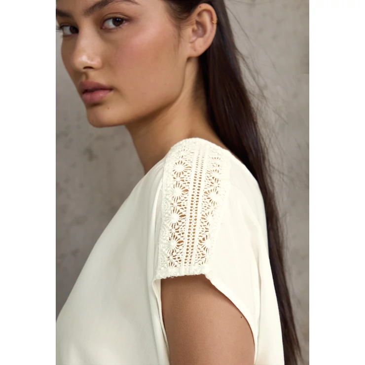 Blúz-Ing - LTD QR Shirtblouse w lace deta 2504