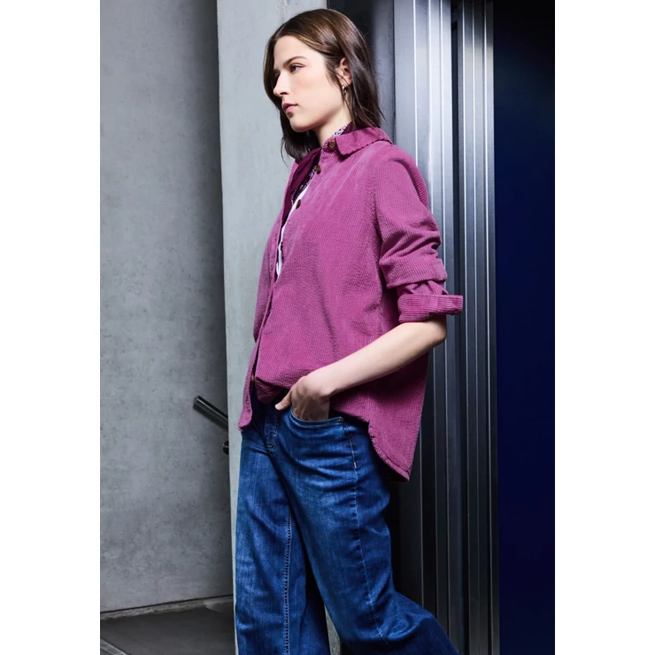 OTLT Blúz-Ing - LTD QR Corduroy shirtcollar bl 2510