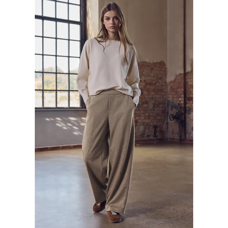 Nadrág - Studio_Wide Leg MW melange 2510 WS02