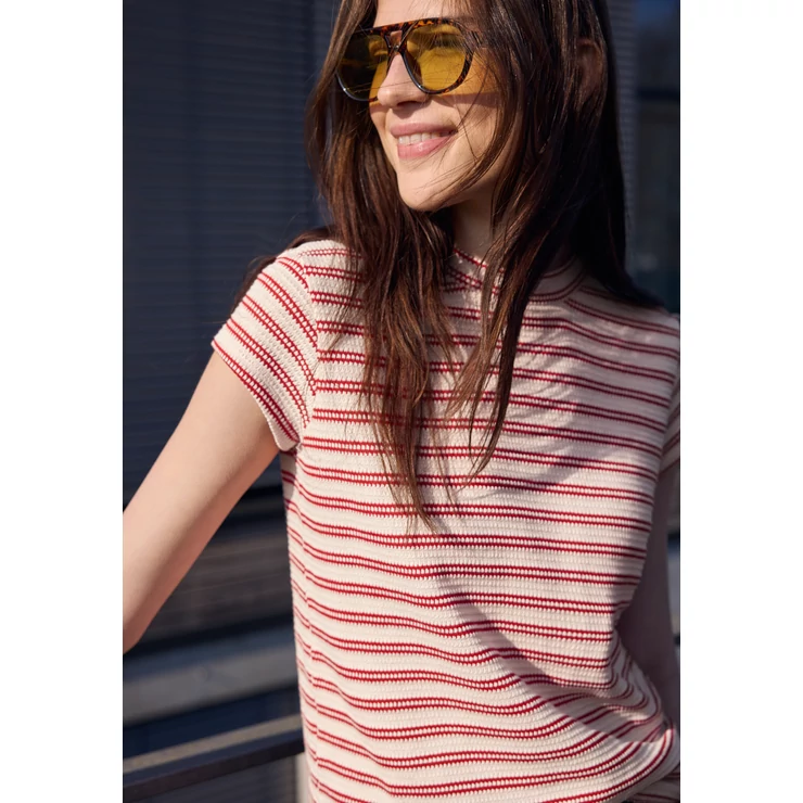 Póló - round neck yds structure shirt 2602