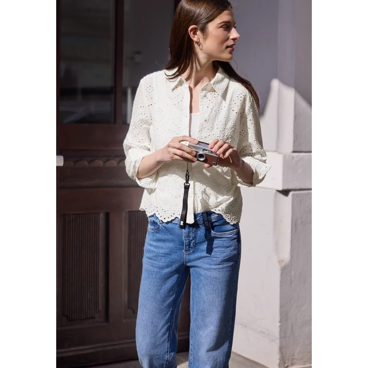 Blúz-Ing - SE_Shiffley Shirtcollar blouse - 2604