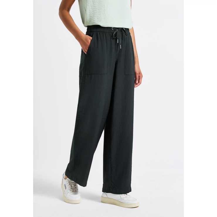 Nadrág - Wide leg Crepe Viscose Solid H 2506