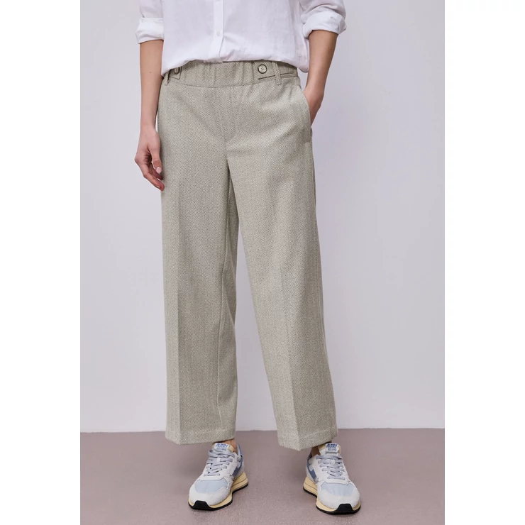 Nadrág - Straight leg Fishbone Button D - 2603