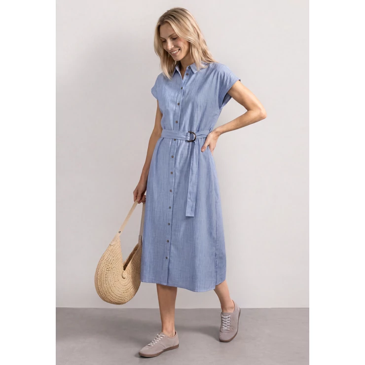 Ruha - Chambray Shirt Dress_Dessin - 2606