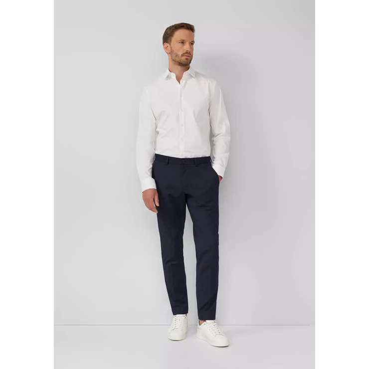 Nadrág - Fine suit trousers in stretch fabric 