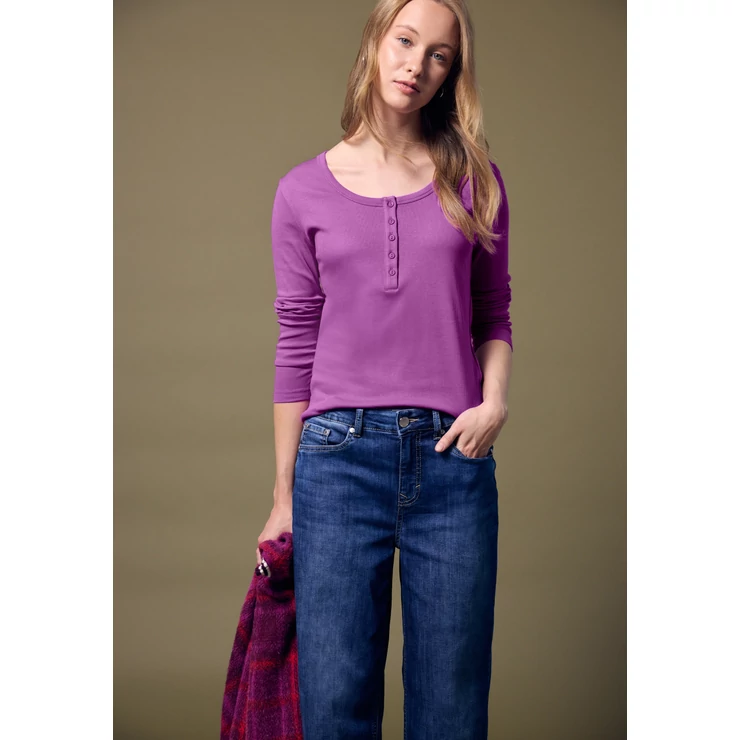 OTLT Póló - QR_Studio_basic rib shirt w.bu 2510