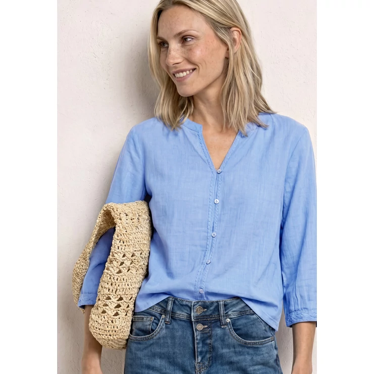 Blúz - Tunic blouse w lace tape detai - 2604