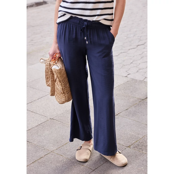 Nadrág - Studio_Wide Leg MW bubble visc - 2604