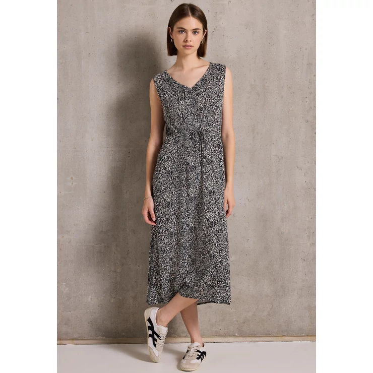 Ruha - sleeveless Dress ruffle Detail 2506