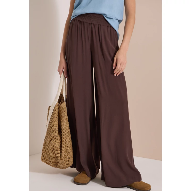 Nadrág - EOS_Wide Leg Crepe Viscose Sol - 2606
